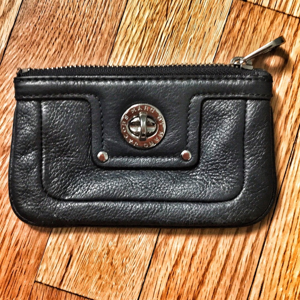 Marc by Marc Jacobs card holder in navy blue